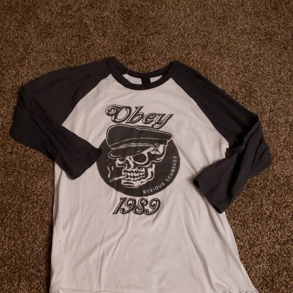 OBEY baseball tee